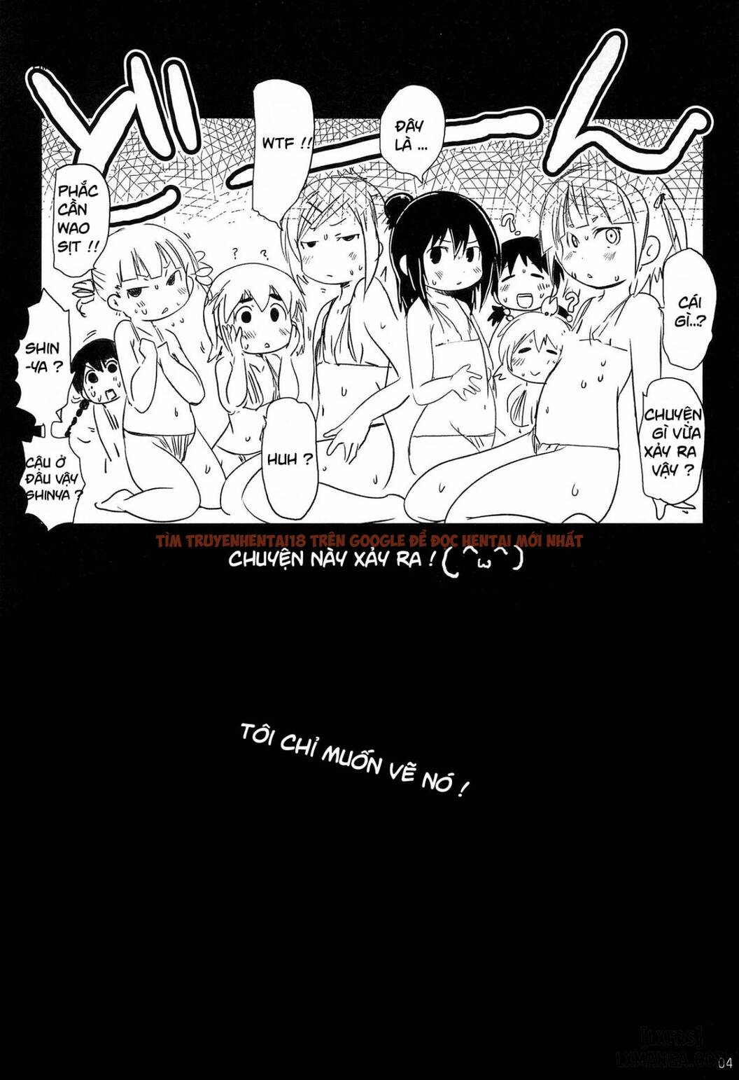 Trang truyện 3 trong truyện tranh Mitsuba-tachi No Kyuushoku Ni Biyaku O Irete Ahetoro Gakkyuu - One Shot - truyentvn.net