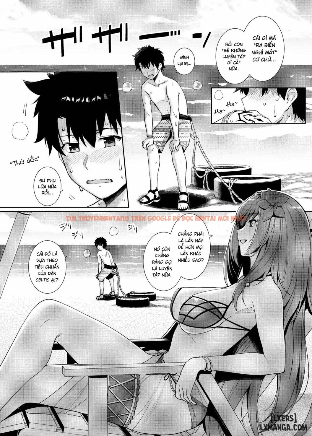 Trang truyện 3 trong truyện tranh Mizugi Shishou To Koibito Ecchi Suru Hon - One Shot - lxmanga.org