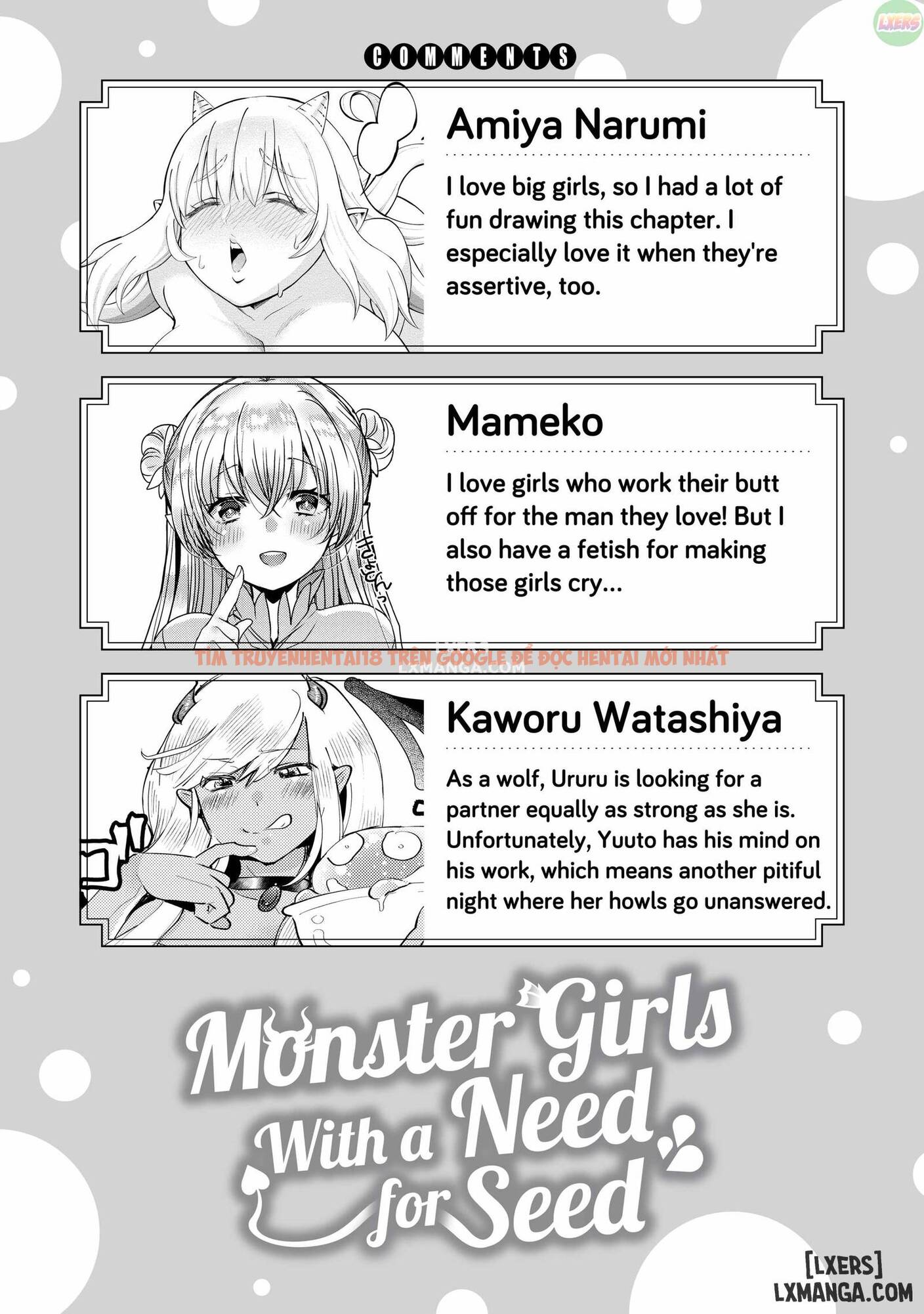 Xem ảnh 42 trong truyện hentai Monster Girls With A Need For Seed - Chapter 12 END - hentaitvn.net
