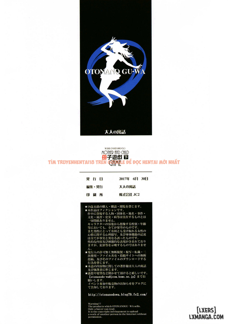 Xem ảnh 35 trong truyện hentai Mother And Child Game - Chapter 2 END - hentaitvn.net