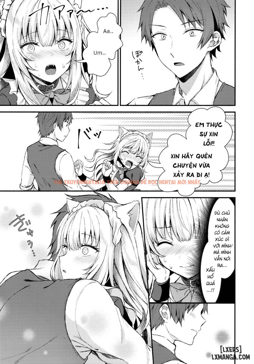 Xem ảnh 10 trong truyện hentai Moto Dorei No Nekomimi Maid - One Shot - hentaitvn.net