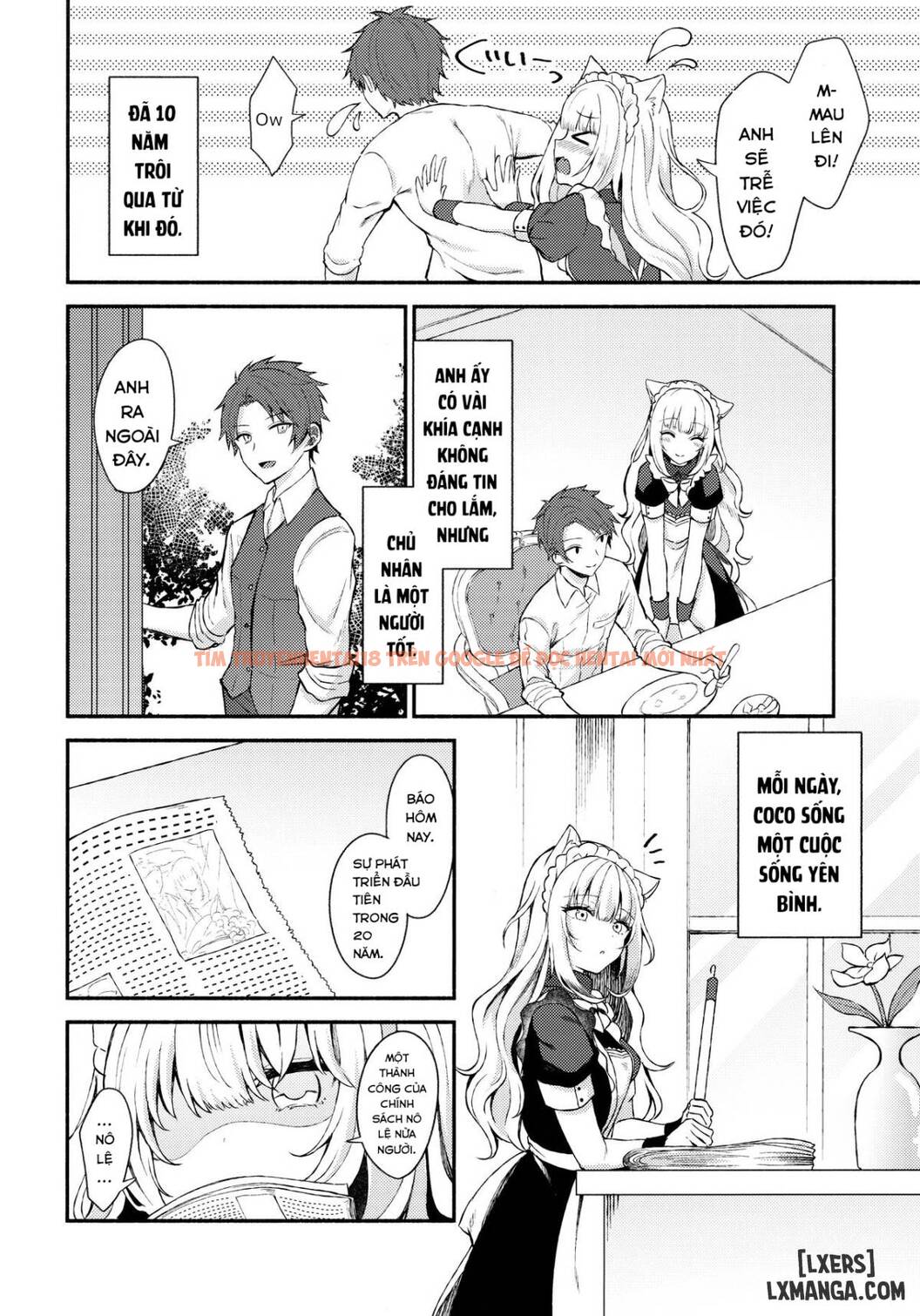 Xem ảnh 5 trong truyện hentai Moto Dorei No Nekomimi Maid - One Shot - hentaitvn.net