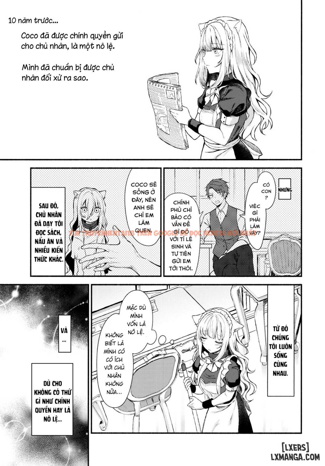 Xem ảnh 6 trong truyện hentai Moto Dorei No Nekomimi Maid - One Shot - hentaitvn.net