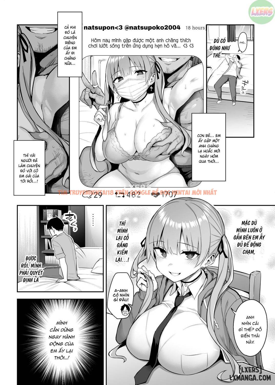 Xem ảnh 12 trong truyện hentai Moto Incha No Kyonyuu Yariman Imouto Ga Erosugite, Onii-chan Wa Mou - Chapter 2 - www.hentaitvn.net