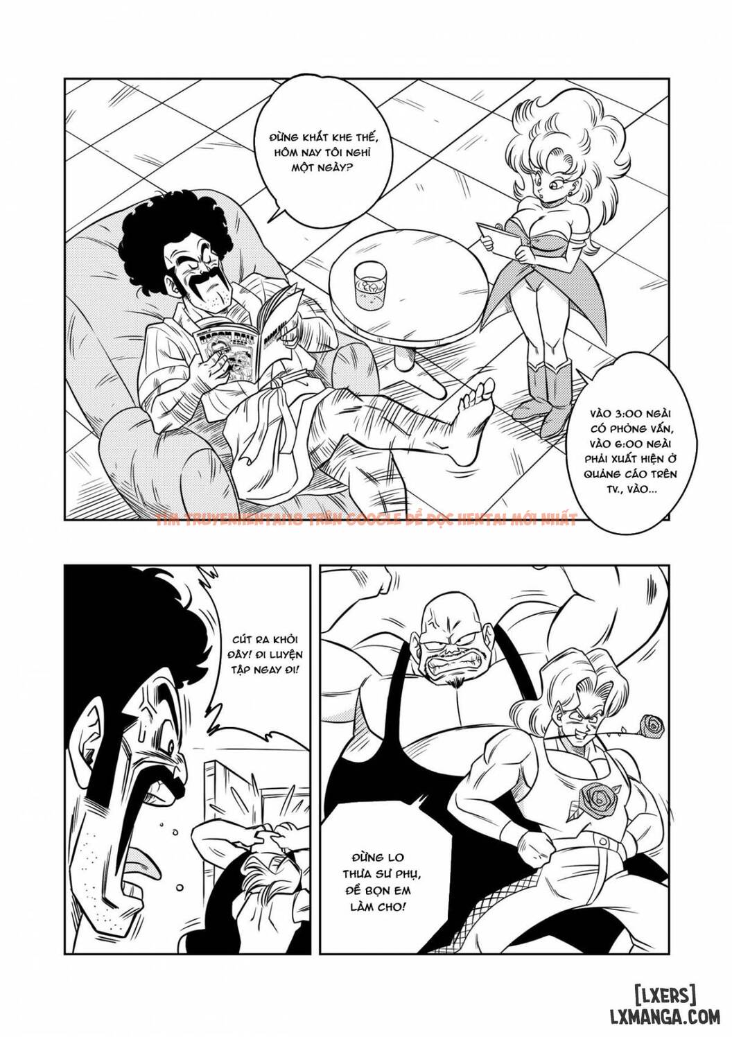 Xem ảnh 2 trong truyện hentai Mr Satan's Secret Training - One Shot - hentaitvn.net