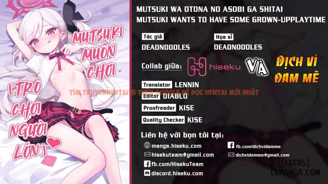 Xem ảnh Mutsuki Wa Otona No Asobi Ga Shitai - One Shot - 0 - TruyenVN.APP