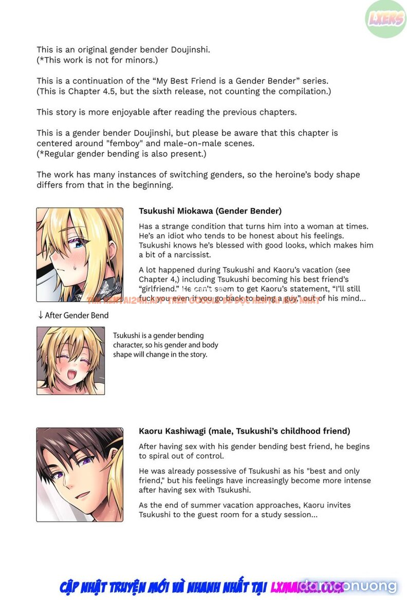 Xem ảnh My Best Friend Is A Gender Bender - Chapter 4.5 - 5 - Truyenhentaiz.net