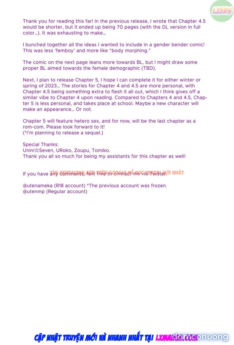 Xem ảnh My Best Friend Is A Gender Bender - Chapter 4.5 - 75 - Truyenhentaiz.net