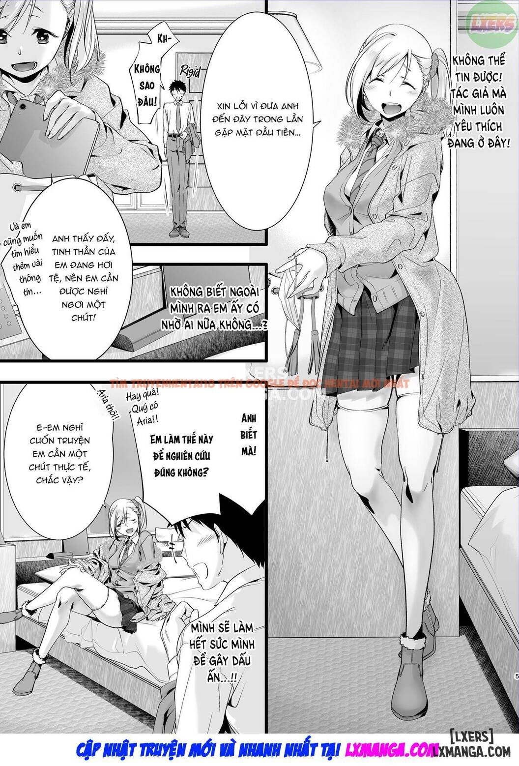 Trang truyện 6 trong truyện tranh My Favorite Doujinshi Artist Invited Me To A Love Hotel - One Shot - www.truyentvn.net