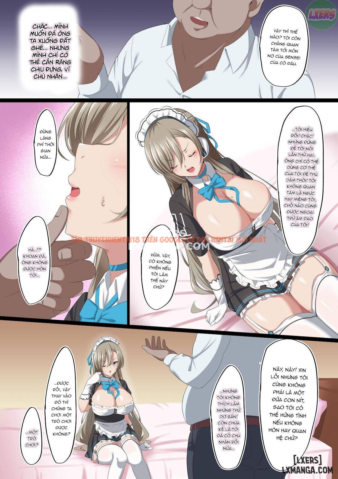 Xem ảnh 5 trong truyện hentai My Girlfriend Was Turned Into A Sex Maid For My Creepy Boss - One Shot - hentaitvn.net
