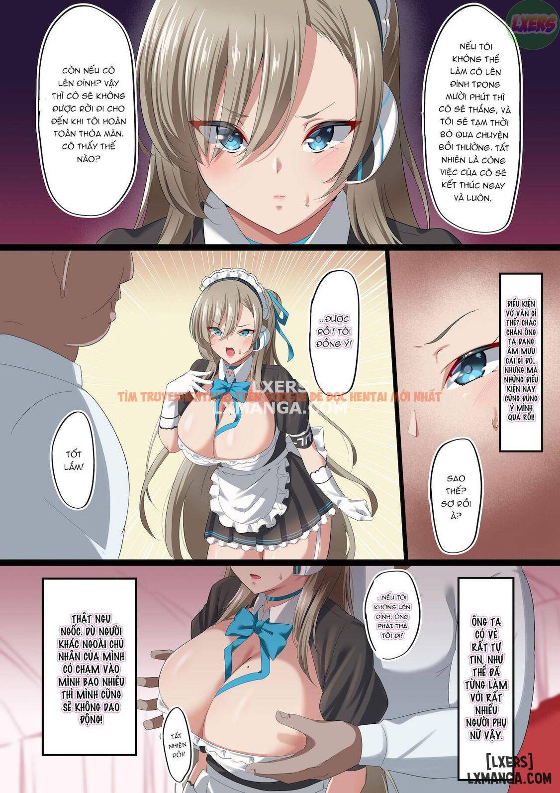 Xem ảnh 6 trong truyện hentai My Girlfriend Was Turned Into A Sex Maid For My Creepy Boss - One Shot - hentaitvn.net