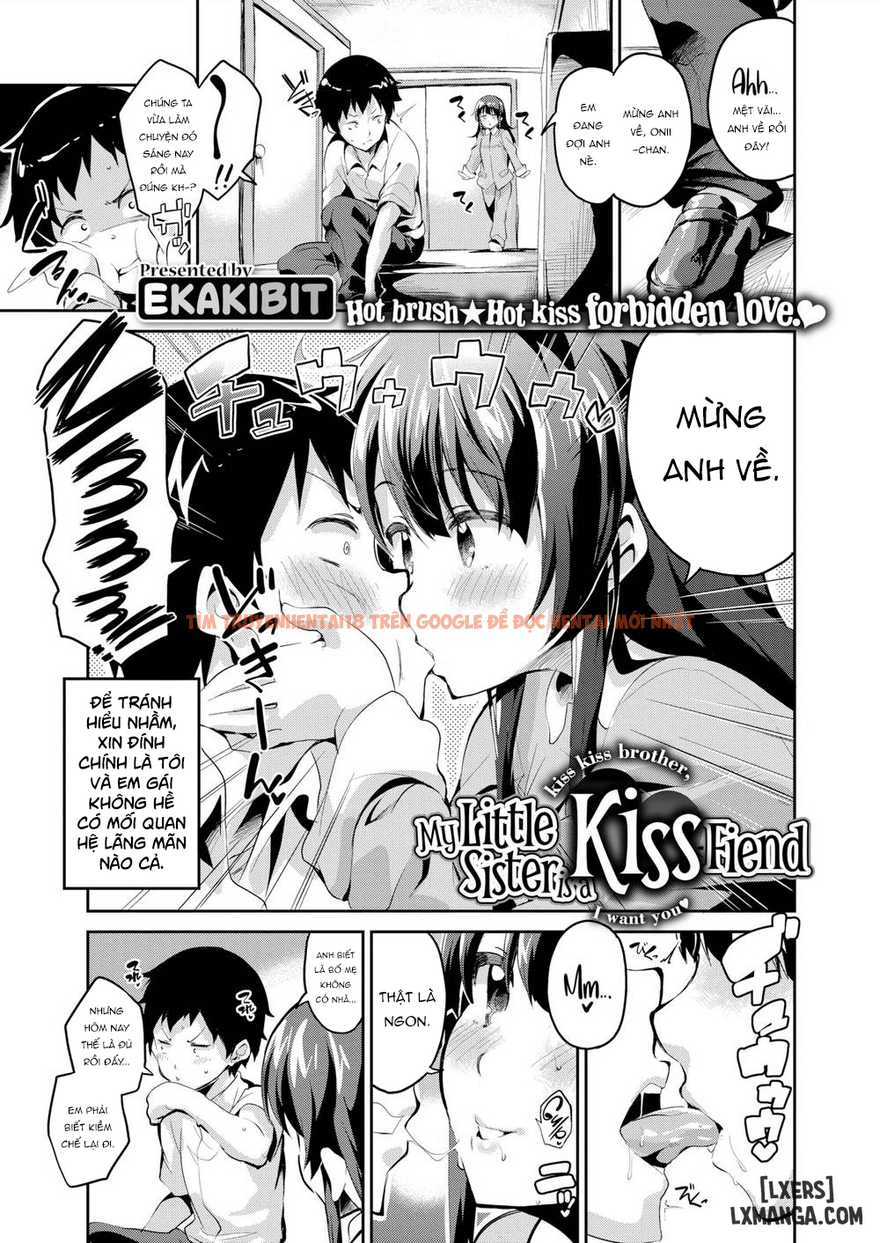 Xem ảnh 0 trong truyện hentai My Little Sister Is A Kiss Fiend - One Shot - hentaitvn.net
