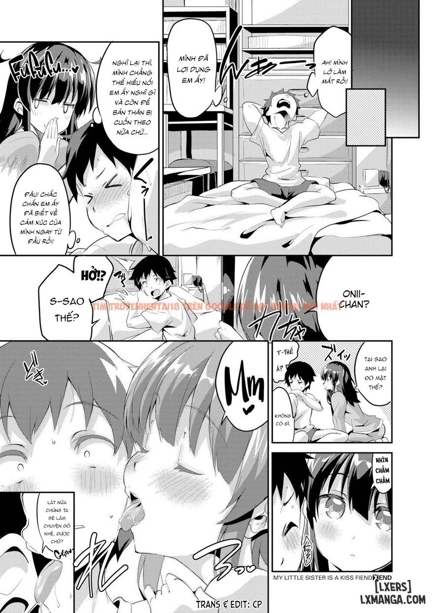 Xem ảnh 19 trong truyện hentai My Little Sister Is A Kiss Fiend - One Shot - hentaitvn.net