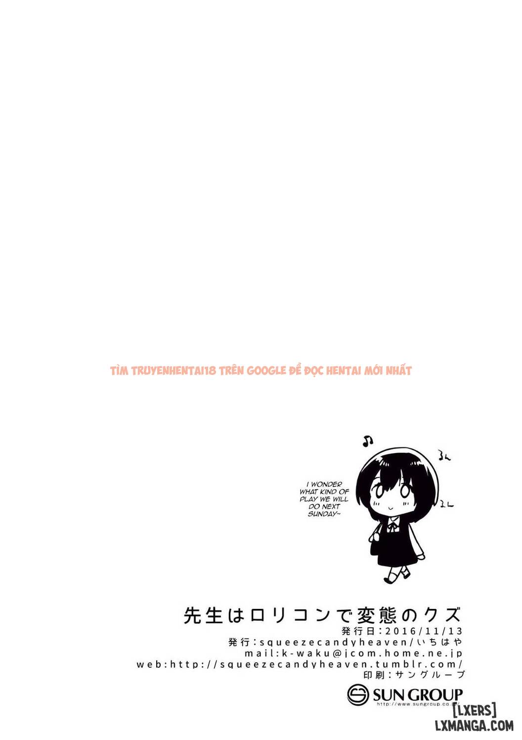 Trang truyện 32 trong truyện tranh My Teacher Is The Worst Peverted Lolicon - One Shot - lxmanga.org
