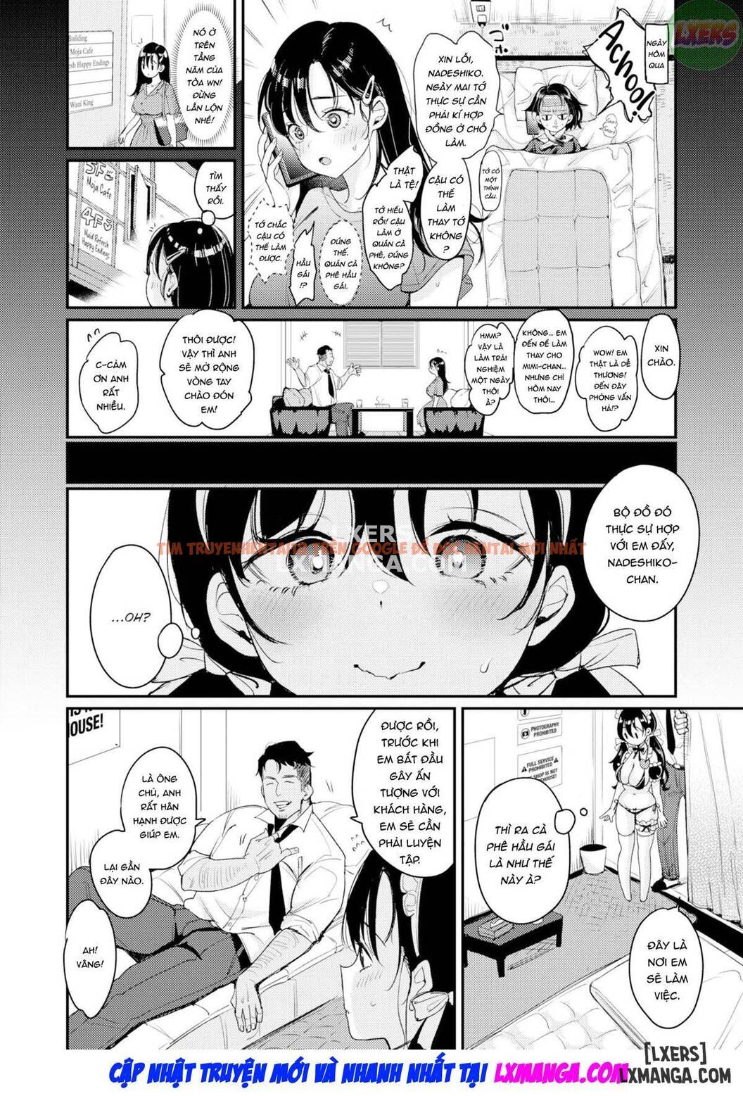 Xem ảnh 4 trong truyện hentai Nadeshiko-san Just Can't Say No! ~First Part-Time Job - One Shot - hentaitvn.net
