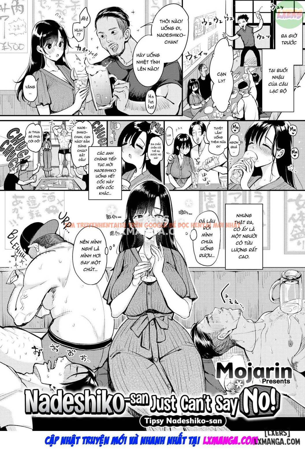 Xem ảnh 4 trong truyện hentai Nadeshiko-san Just Can't Say No! ~Tipsy Nadeshiko-san - One Shot - hentaitvn.net