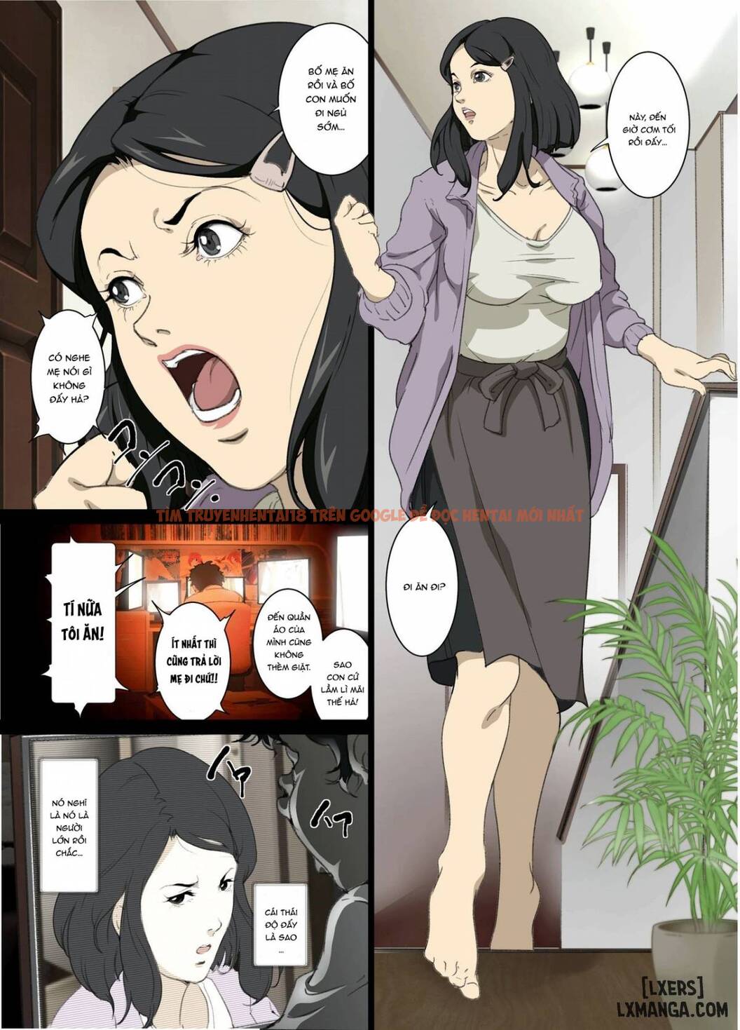 Xem ảnh 2 trong truyện hentai Namaiki Na Hahaoya O Honnin Ni Mo Kizukarezu Ni Minkan Suru Houhou - One Shot - hentaitvn.net
