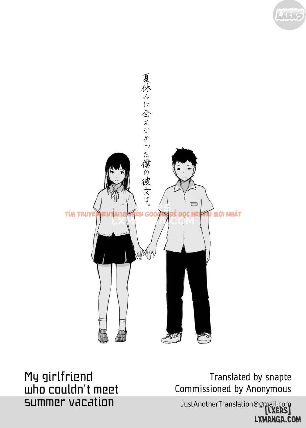 Trang truyện 1 trong truyện tranh Natsuyasumi Ni Aenakatta Boku No Kanojo Wa - One Shot - www.truyentvn.net