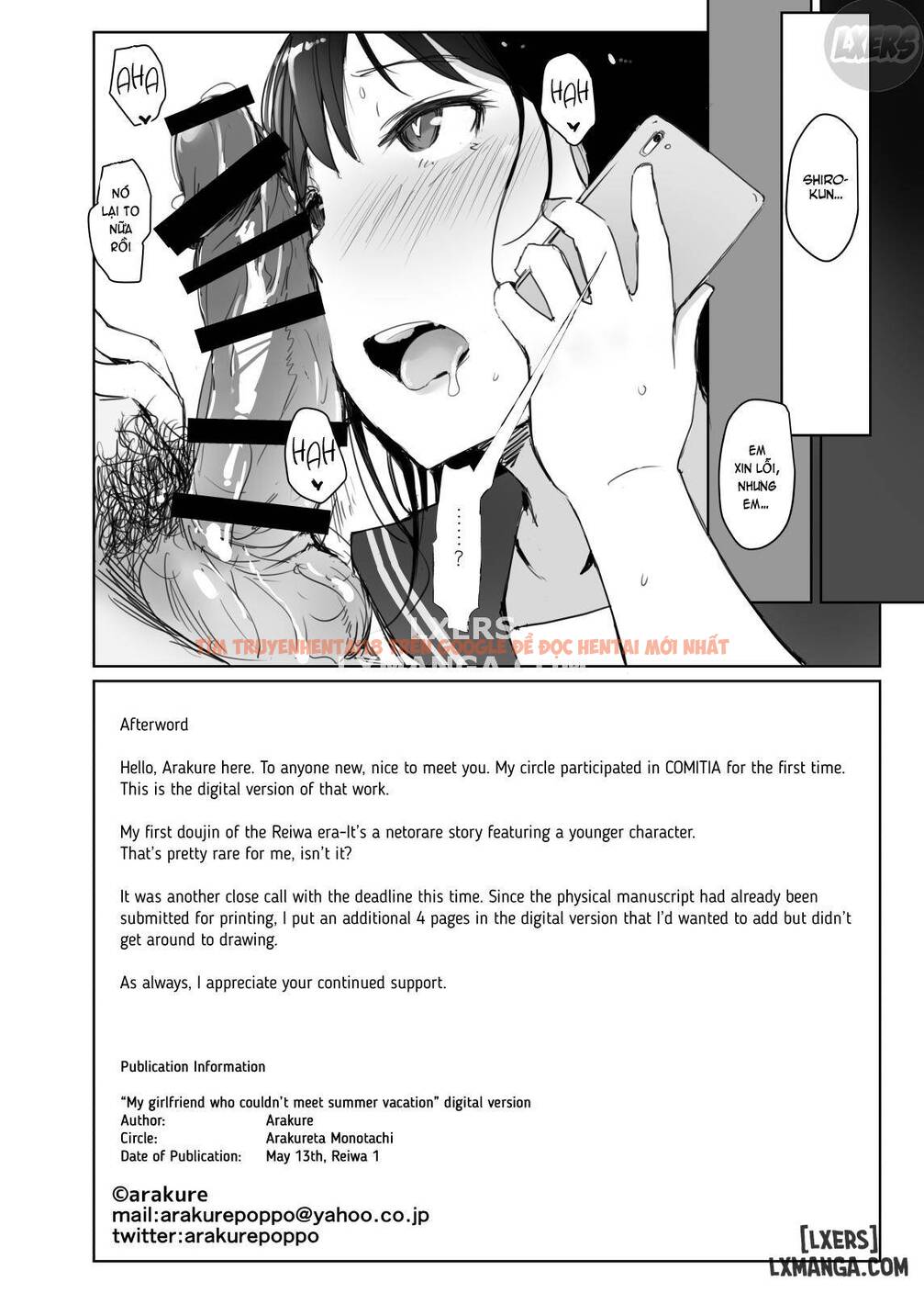 Trang truyện 28 trong truyện tranh Natsuyasumi Ni Aenakatta Boku No Kanojo Wa - One Shot - www.truyentvn.net