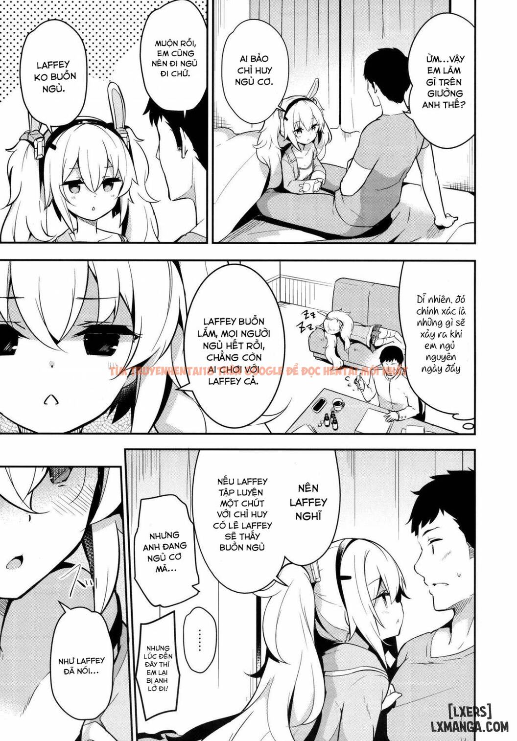 Xem ảnh 5 trong truyện hentai Nemurenu Laffey No Shitsukekata Insomniac - One Shot - hentaitvn.net