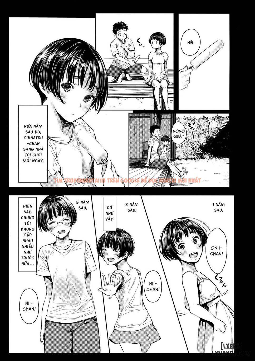 Trang truyện 4 trong truyện tranh Next Door’s Chinatsu-chan R - Chap 1 - lxmanga.org