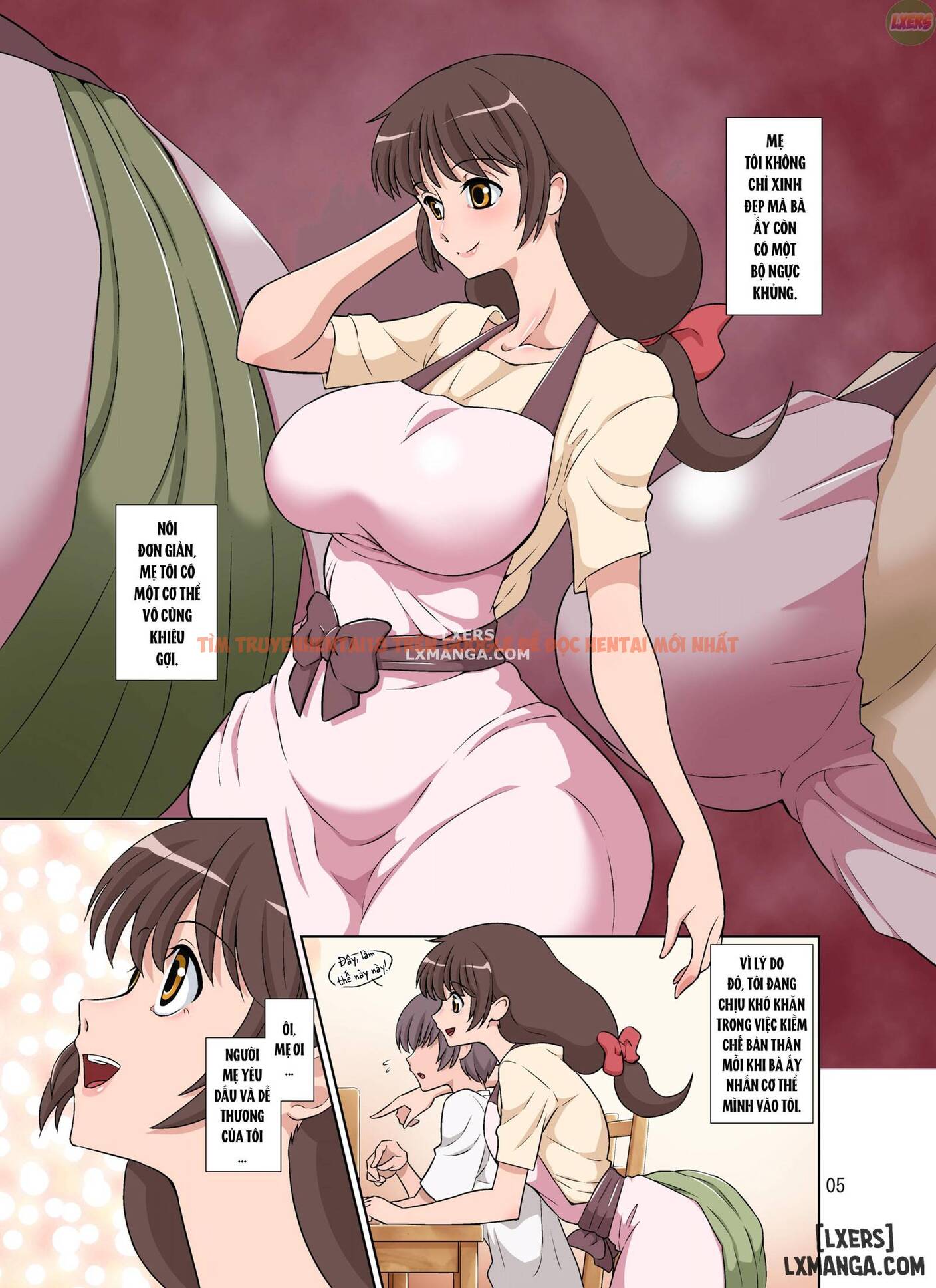 Trang truyện 7 trong truyện tranh Người Mẹ Bị Đụ Bởi Con Trai Tinh Nghịch - One Shot - hentai24h.pro
