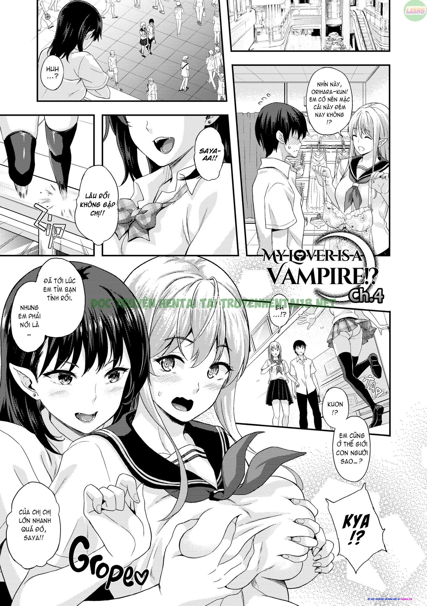 Xem ảnh Người Yêu Của Tôi Là Vampire - Chap 4 - 3 - HentaiTruyen.net