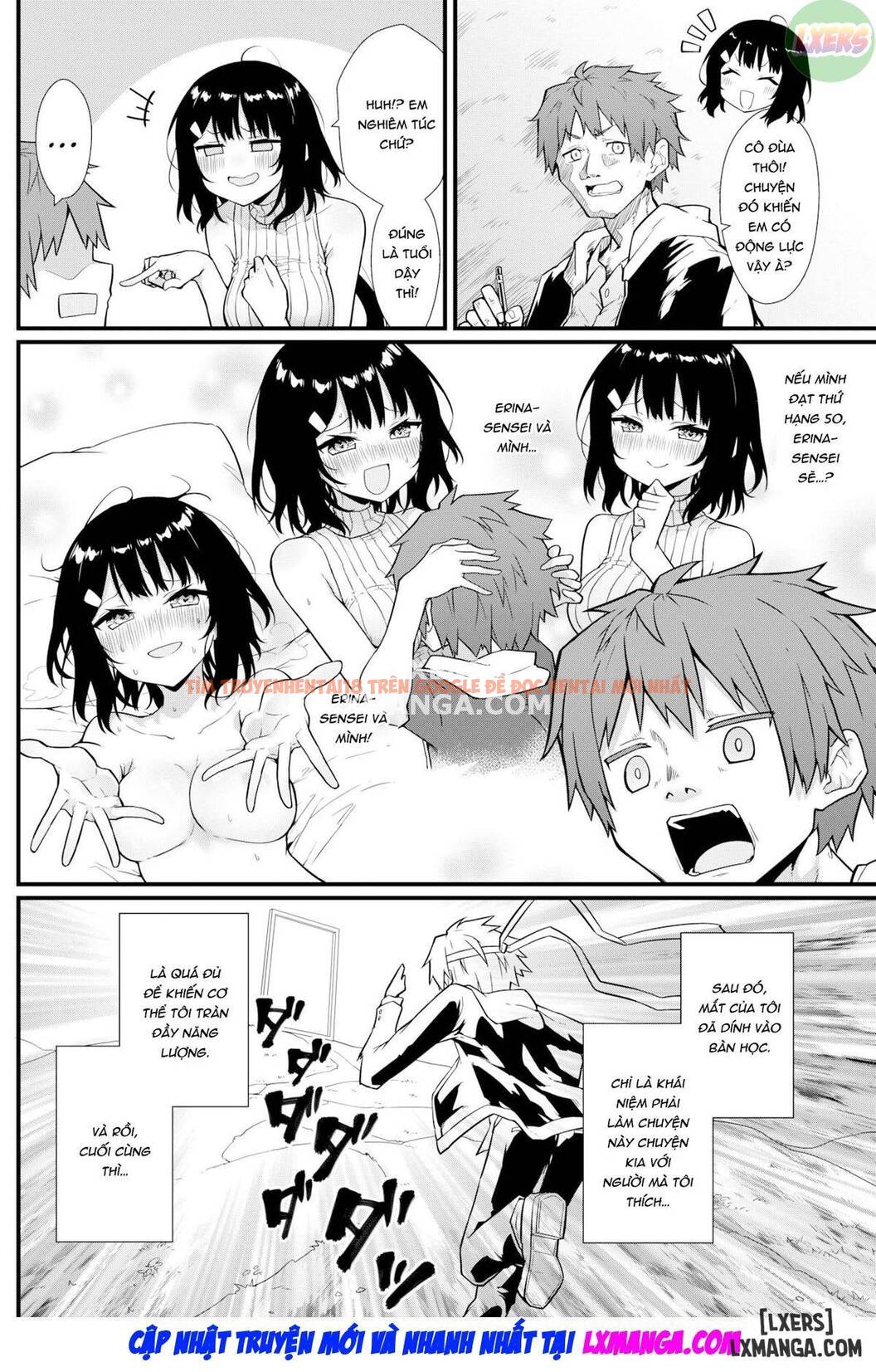 Trang truyện 4 trong truyện tranh Không Có Liều Thuốc Nào Tác Dụng Đến Sensei! - One Shot - hentai24h.pro