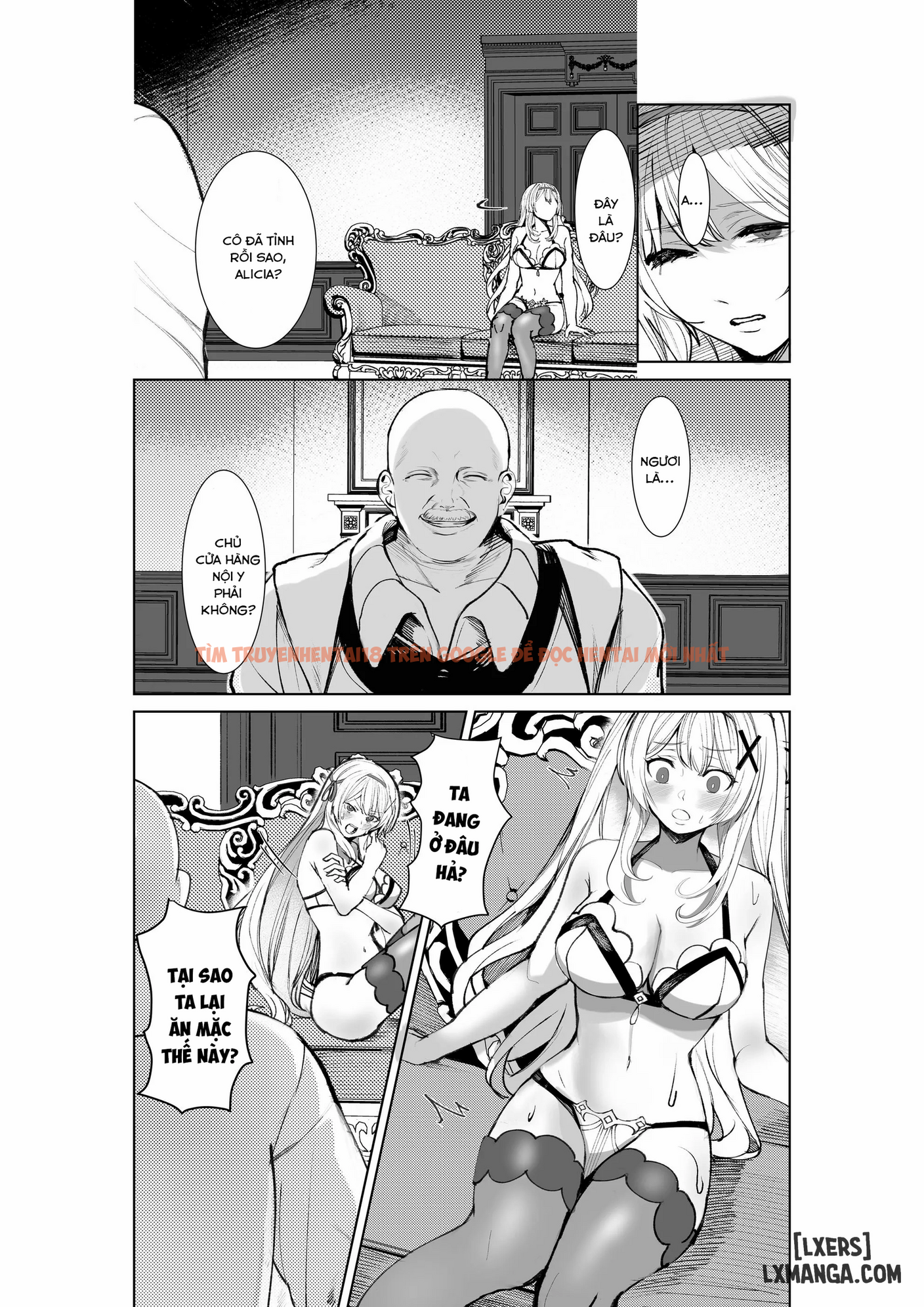 Trang truyện page_006 trong truyện tranh Nỗi Khổ Nạn Của Công Chúa Hiệp Sĩ Alicia - #3: Bị chủ tiệm đồ lót khắc dâm ấn và chinh phục cả thể xác lẫn tâm hồn - lxmanga.org