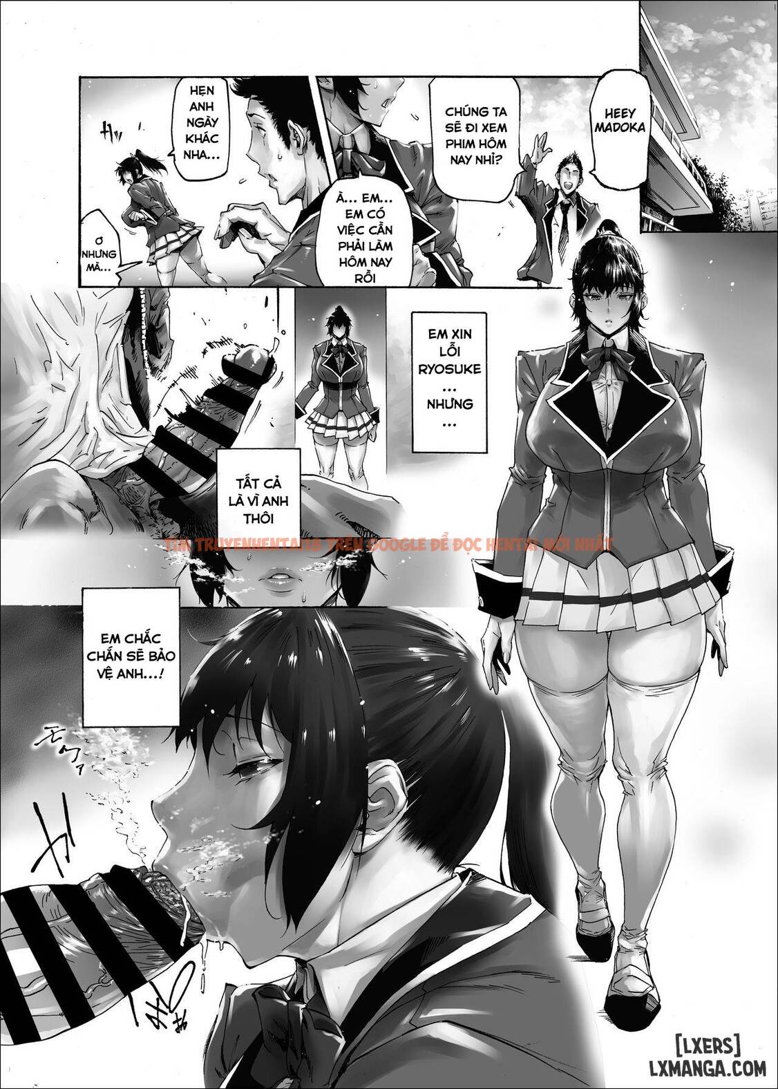 Trang truyện 12 trong truyện tranh Ntr-ex Kare Ni Wa Ienai Mesu Ochi Life - One Shot - lxmanga.org