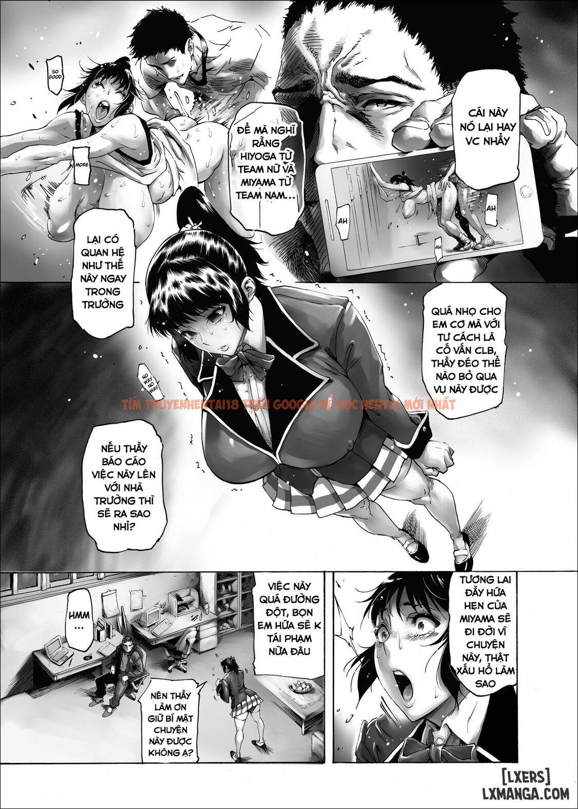 Trang truyện 3 trong truyện tranh Ntr-ex Kare Ni Wa Ienai Mesu Ochi Life - One Shot - lxmanga.org