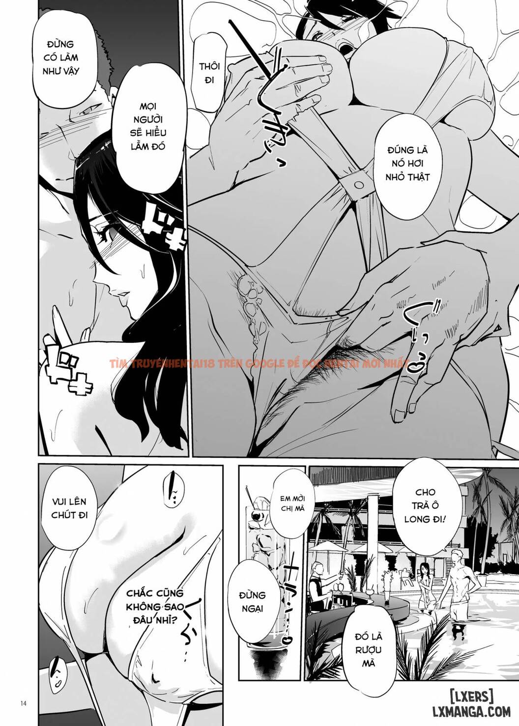 Trang truyện 12 trong truyện tranh Ntr Midnight Pool - Chap 1 - www.lxmanga.org