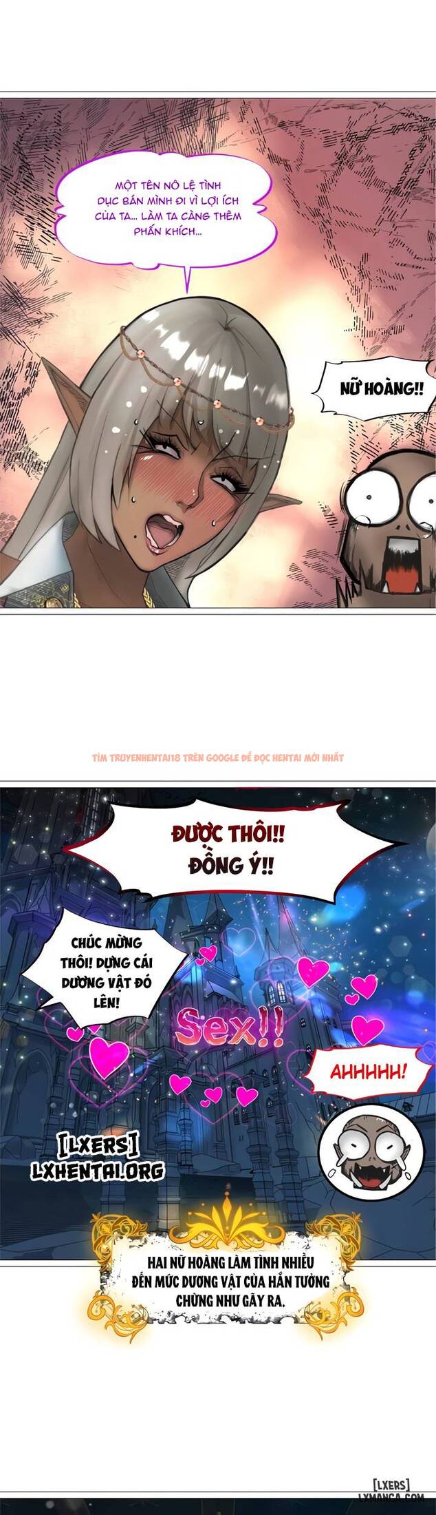 Xem ảnh 16 trong truyện hentai Nữ Hoàng Dark Elf Và Nô Lệ Orc - Chapter 31 END - hentaitvn.net