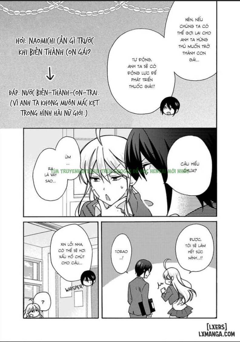 Hình ảnh 6 trong Nyotai-ka Yankee Gakuen: Ore No Hajimete, Nerawaretemasu! - Chap 21 - Hentaimanhwa.net