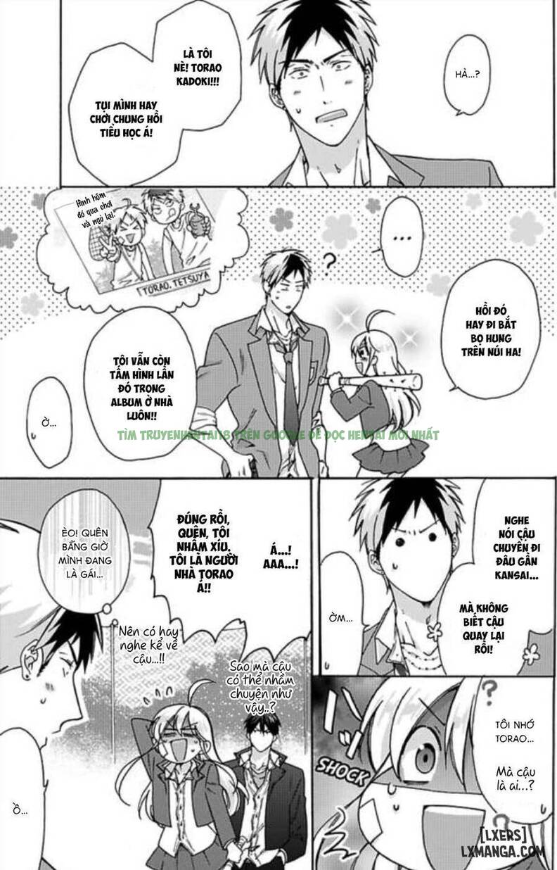 Hình ảnh 10 trong Nyotai-ka Yankee Gakuen: Ore No Hajimete, Nerawaretemasu! - Chap 23