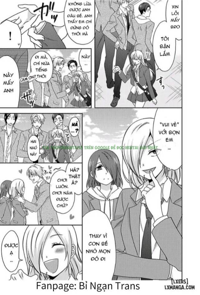 Hình ảnh 6 trong Nyotai-ka Yankee Gakuen: Ore No Hajimete, Nerawaretemasu! - Chap 39 - Hentaimanhwa.net