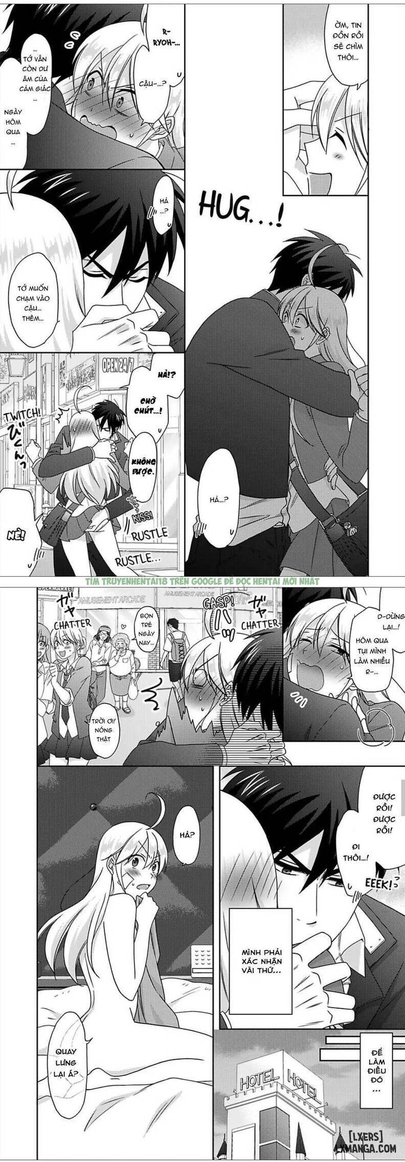 Hình ảnh 10 trong Nyotai-ka Yankee Gakuen: Ore No Hajimete, Nerawaretemasu! - Chap 45 - Hentaimanhwa.net