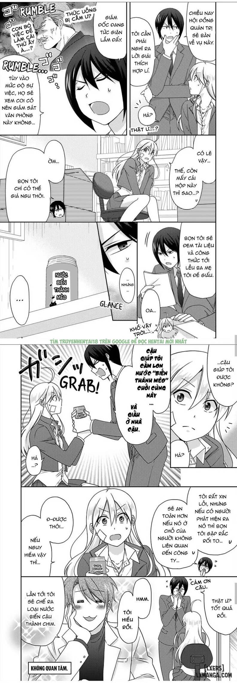 Hình ảnh 6 trong Nyotai-ka Yankee Gakuen: Ore No Hajimete, Nerawaretemasu! - Chap 45 - Hentaimanhwa.net