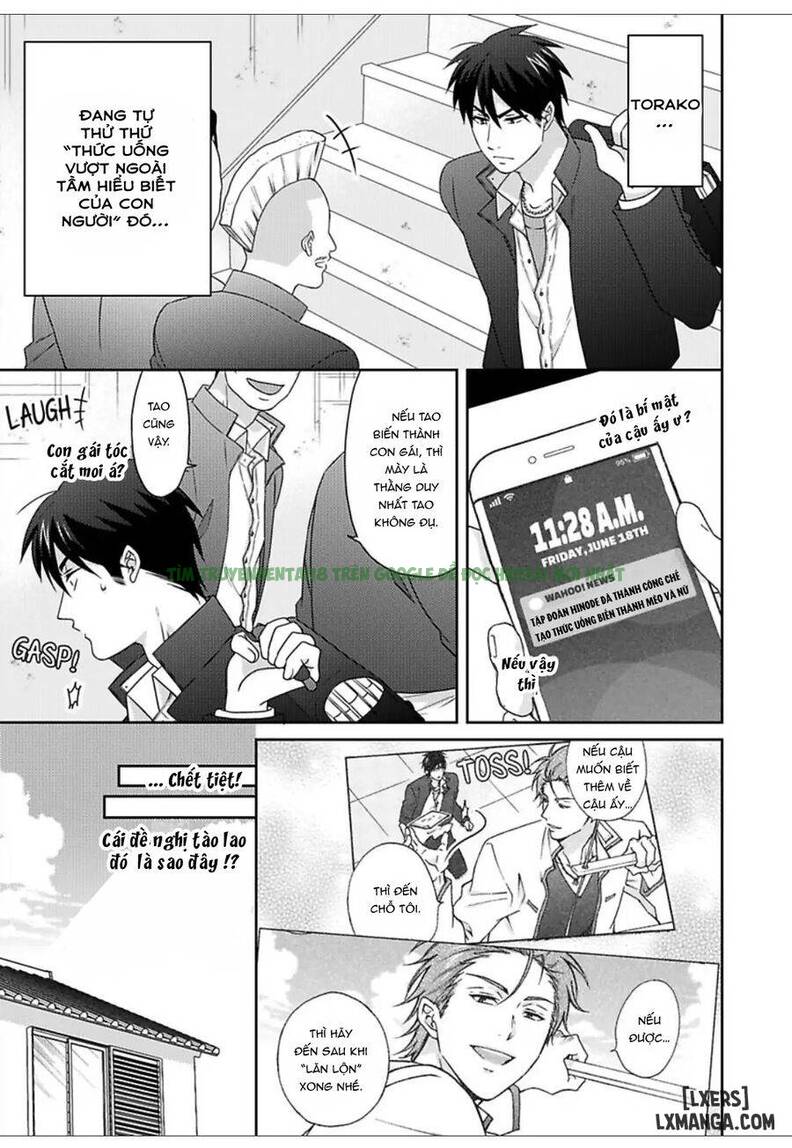 Hình ảnh 6 trong Nyotai-ka Yankee Gakuen: Ore No Hajimete, Nerawaretemasu! - Chap 47 - Hentaimanhwa.net