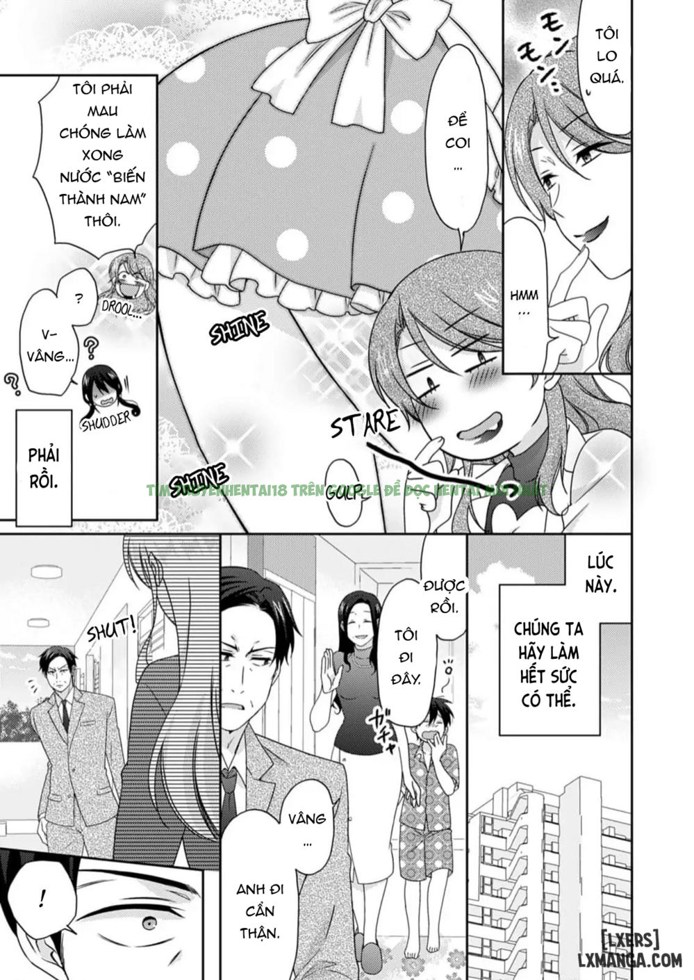 Hình ảnh 16 trong Nyotai-ka Yankee Gakuen: Ore No Hajimete, Nerawaretemasu! - Chap 50 - Hentaimanhwa.net