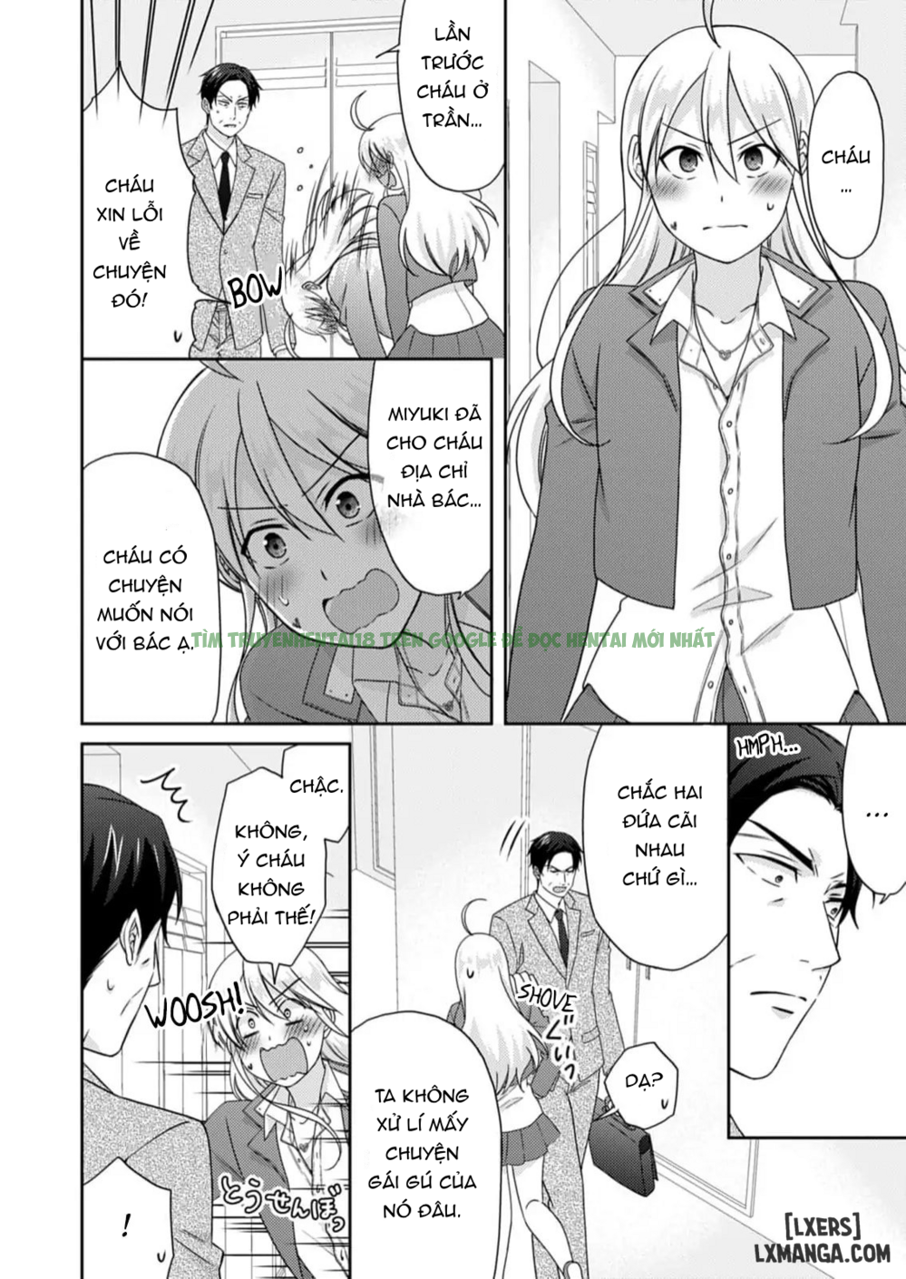 Hình ảnh 17 trong Nyotai-ka Yankee Gakuen: Ore No Hajimete, Nerawaretemasu! - Chap 50