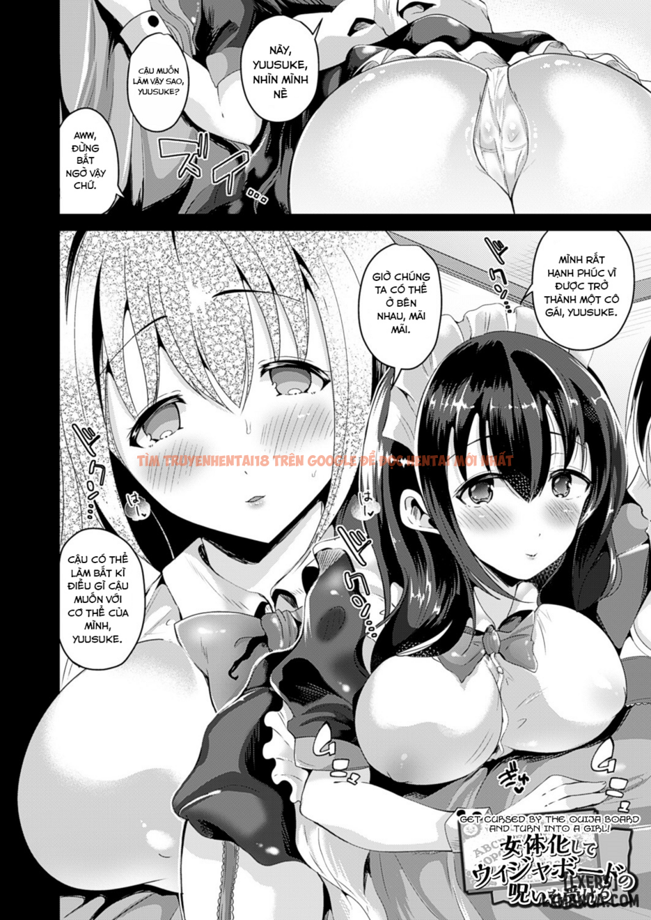 Xem ảnh 0 trong truyện hentai Nyotaika Shite Ouija Board No Noroi O Ukeru - One Shot - hentaitvn.net