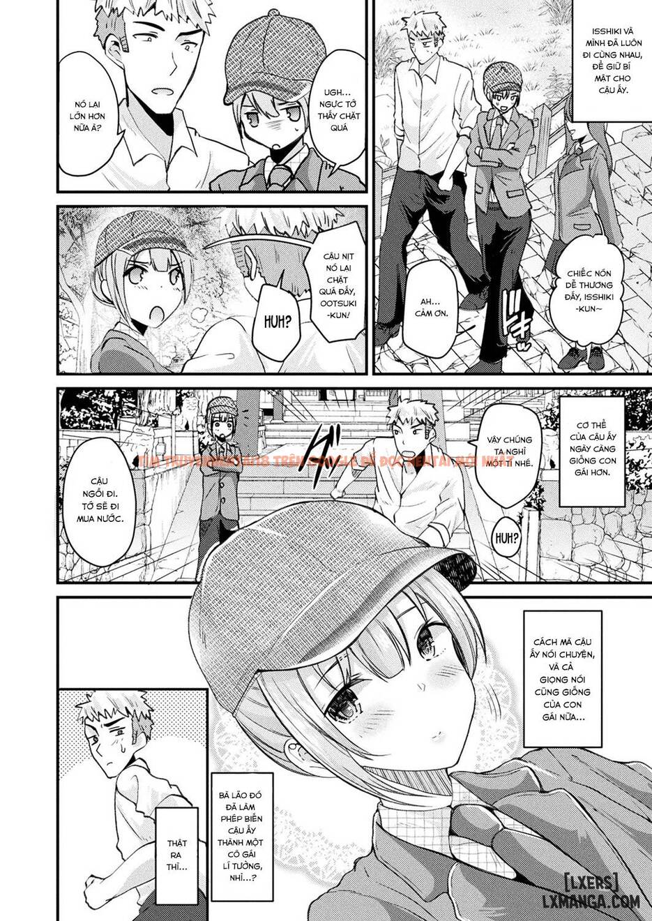 Xem ảnh 7 trong truyện hentai Nyotaika Shite Shuugaku Ryokou De Koi O Suru - One Shot - hentaitvn.net