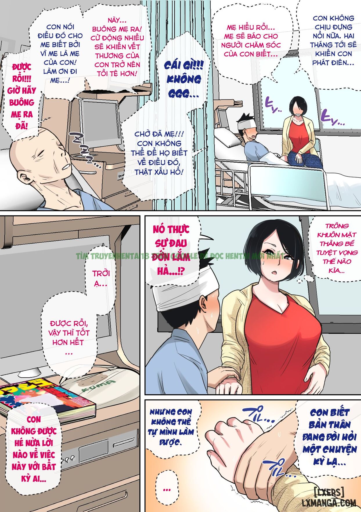 Hình ảnh 6 trong Nyuuin-chuu No Muramura Wa Okaa-san De... - Chap 1 - Hentaimanhwa.net