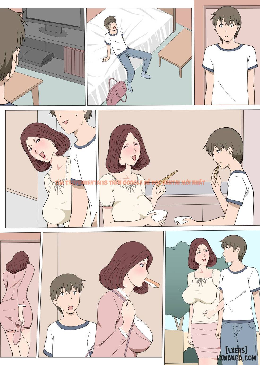 Trang truyện 4 trong truyện tranh Oba-san To 1-kai H Shitara Tomaranaku Natta Hanashi - One Shot - www.truyentvn.net