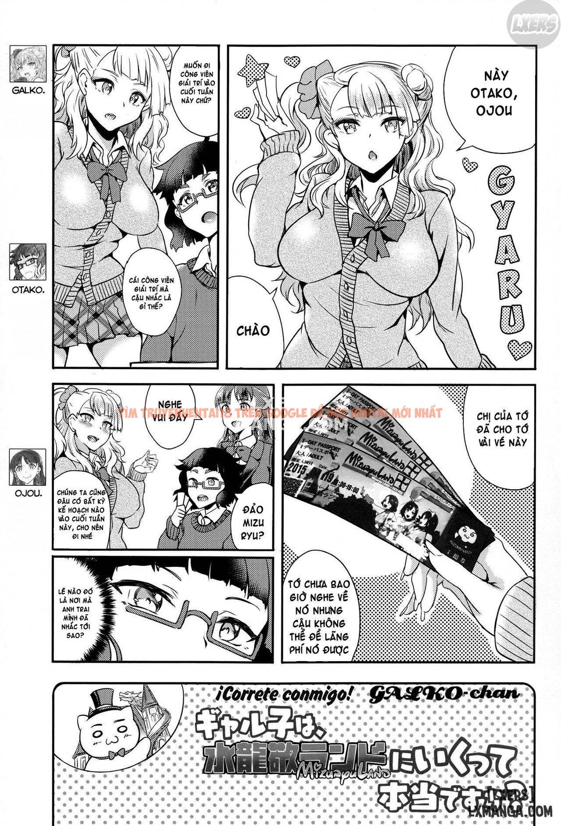 Xem ảnh 1 trong truyện hentai Oideyo! Galko-chan! Galko Wa, Mizuryu Kei Land Ni Ikutte Hontou Desu Ka - One Shot - hentaitvn.net