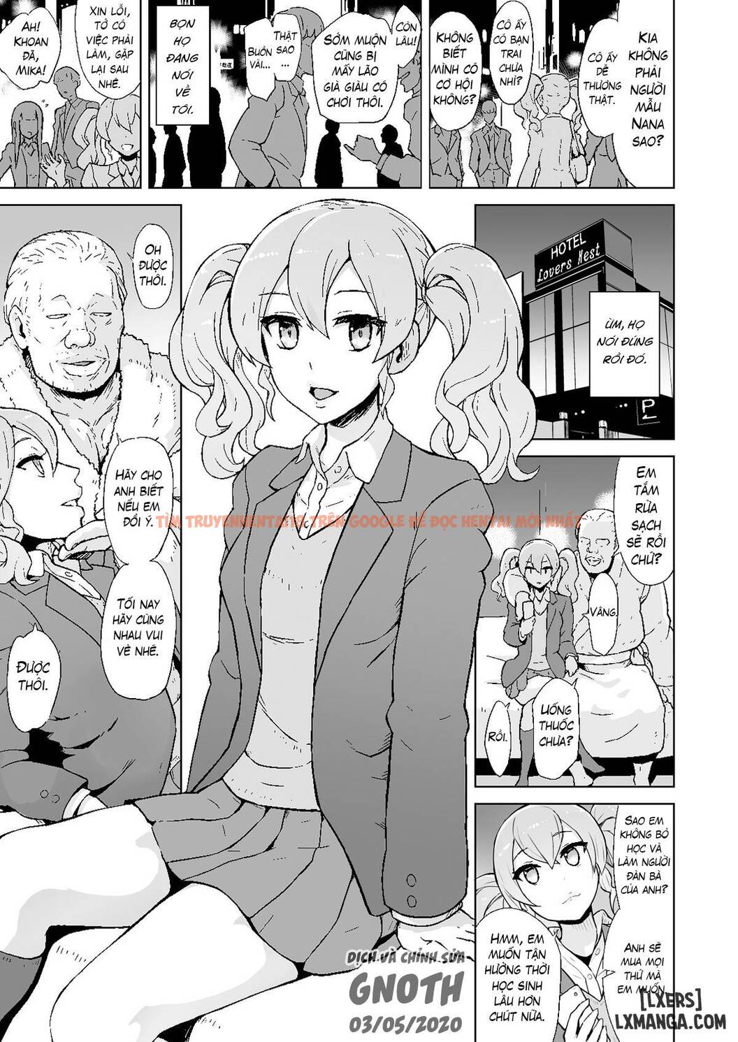Xem ảnh 1 trong truyện hentai Ojisan Senyou Anadorei Mika - One Shot - hentaitvn.net