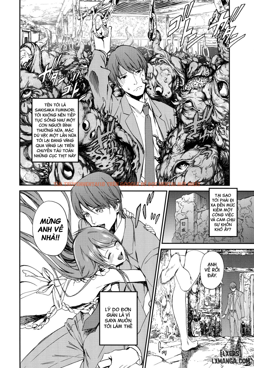 Trang truyện 4 trong truyện tranh Okaerinasai - One Shot - hentai24h.pro