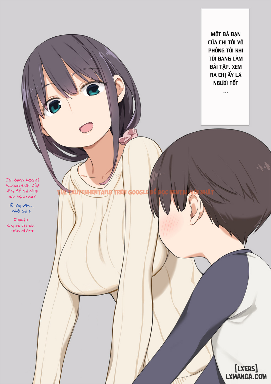 Trang truyện 2 trong truyện tranh Onee-chan No Tomodachi Ga Totemo Seiteki Datta Otouto - One Shot - hentai24h.pro