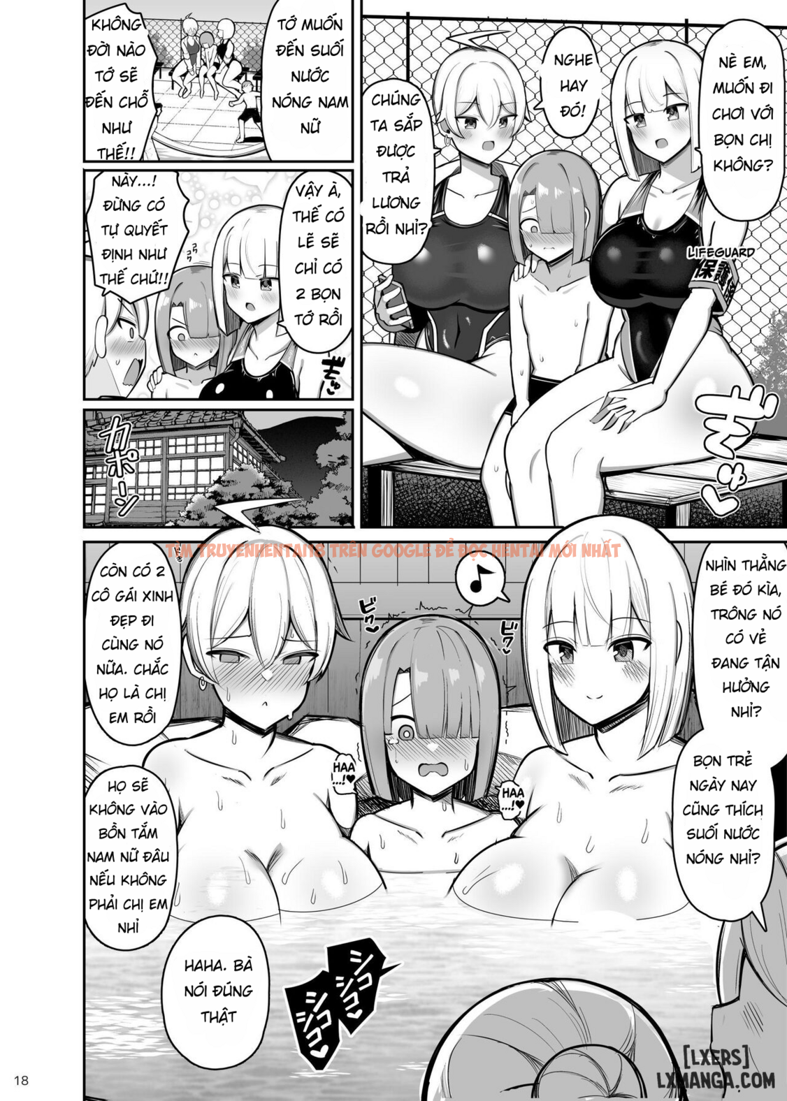 Xem ảnh 16 trong truyện hentai Onee-chan to, Mama to, Honki Koubi. Ii - Chị gái trông trẻ ở hồ bơi (1 + 2) - www.hentaitvn.net